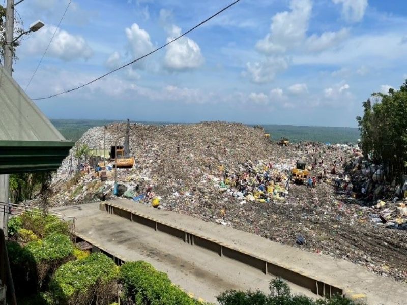ダバオ市最終処分場の様子